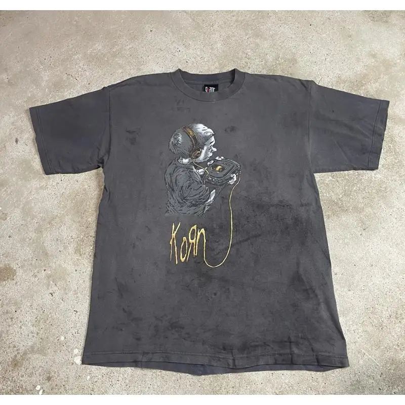 Band Tee Faded 90S - تي شيرت كورن فولو ذا ليدر