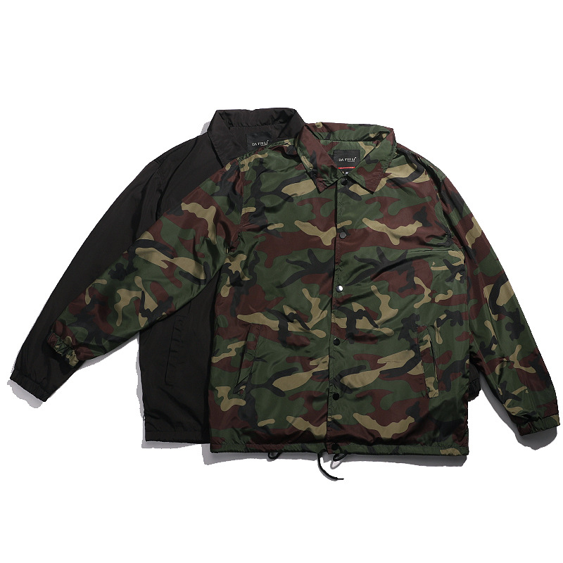 Vintage Windbreaker Nylon - جاكيت رياضي رجالي من النايلون باللون