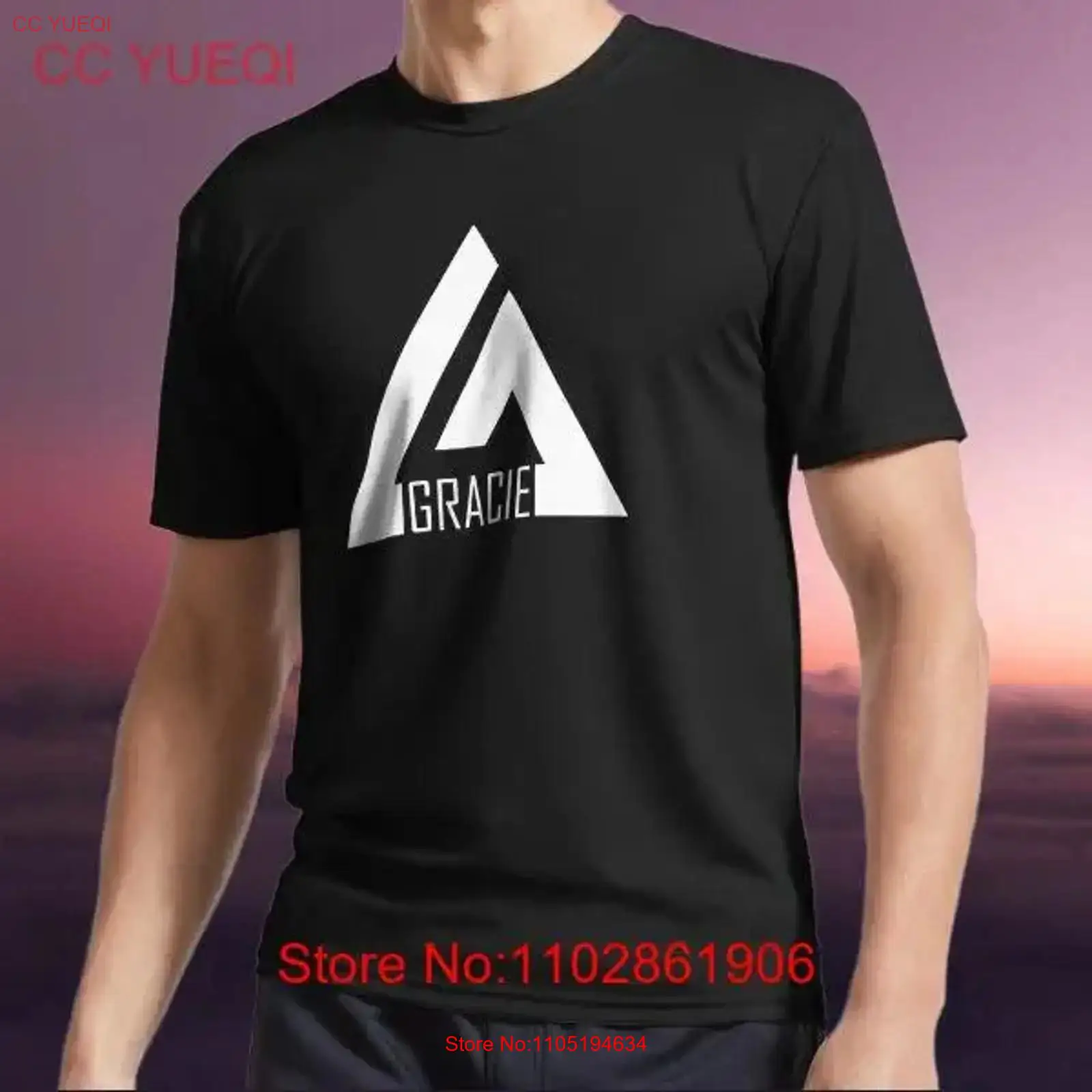 Vintage Fashion Logos - تي شيرت جديد BJJ Gracie Active