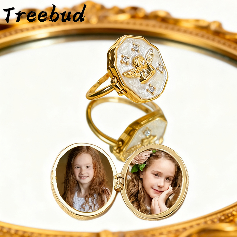 Vintage Fashion Rings For Women - Treebud خاتم مخصص خمر ألبوم صور