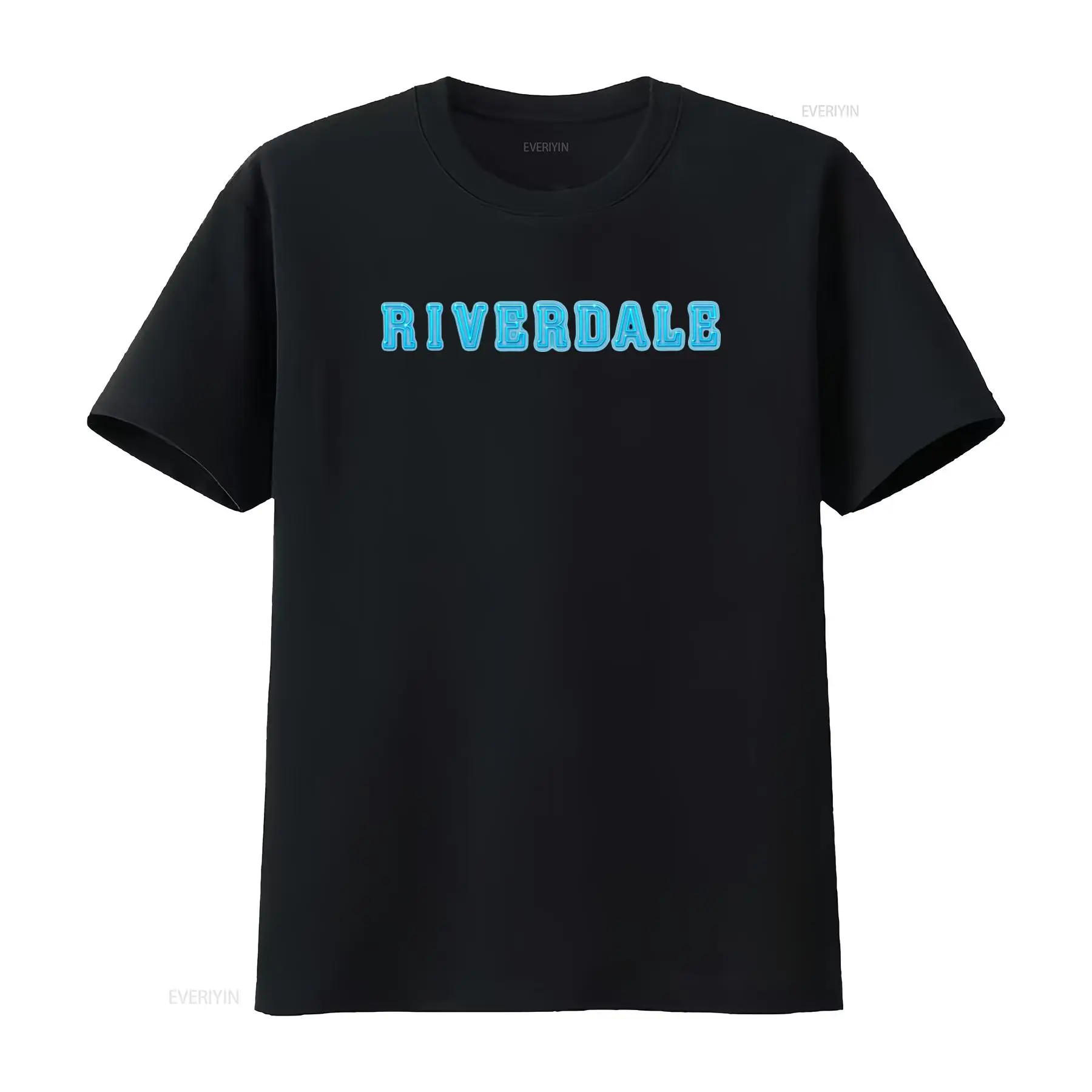 Vintage Fashion Logos - تي شيرت للبالغين بشعار Riverdale وطباعة