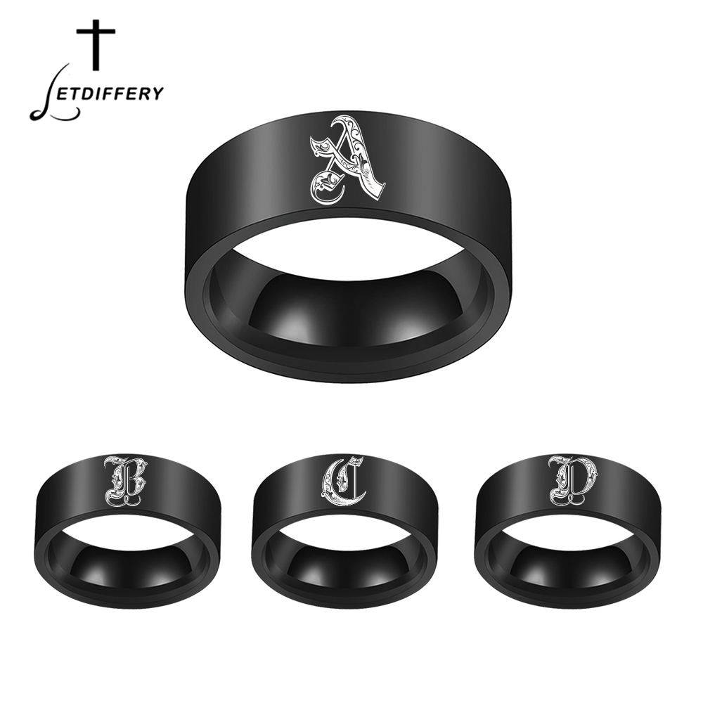 Vintage Fashion Rings For Women - Letdiffery مخصص محفورة الأحرف الأولى من