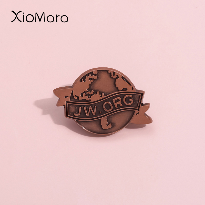 Vintage Fashion Org - JW ORG-دبابيس مينا أرضية مخصصة للأصدقاء