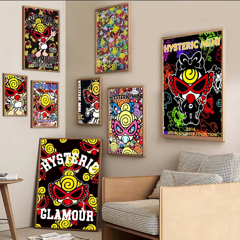 Vintage Fashion Wallpaper - مطبوعات وملصقات يابانية عصرية من H-Hysteric