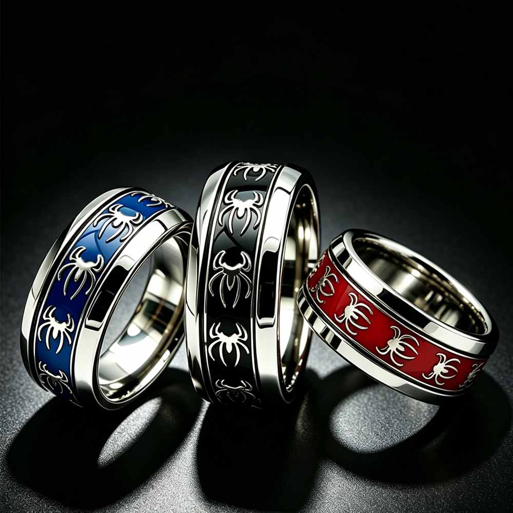 خاتم عنكبوت جديد بتصميم عتيق ع - مراجعة Vintage Fashion Rings For Women وسعره