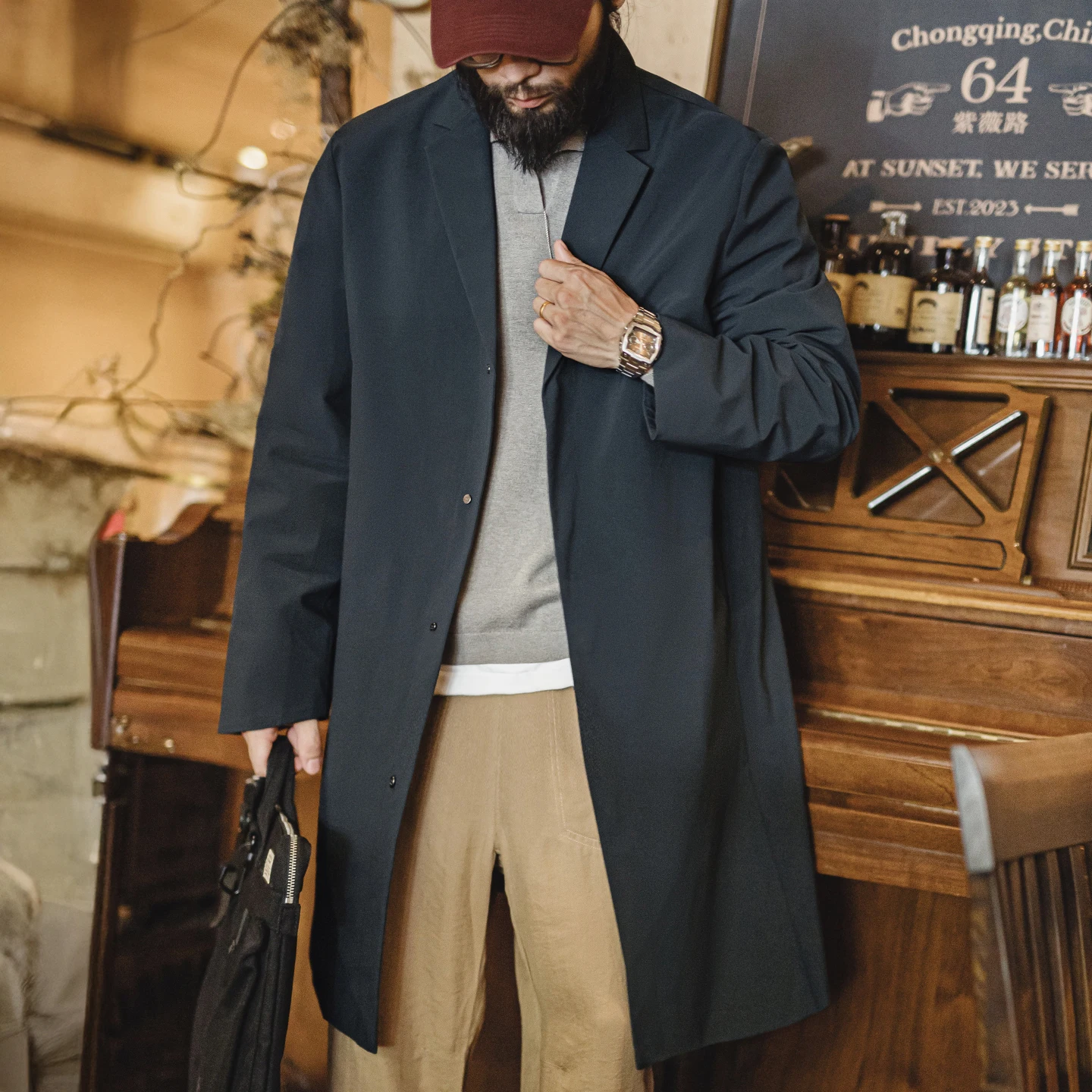 معطف رجالي من Maden معطف واق م - مراجعة Vintage Windbreaker Nylon وسعره