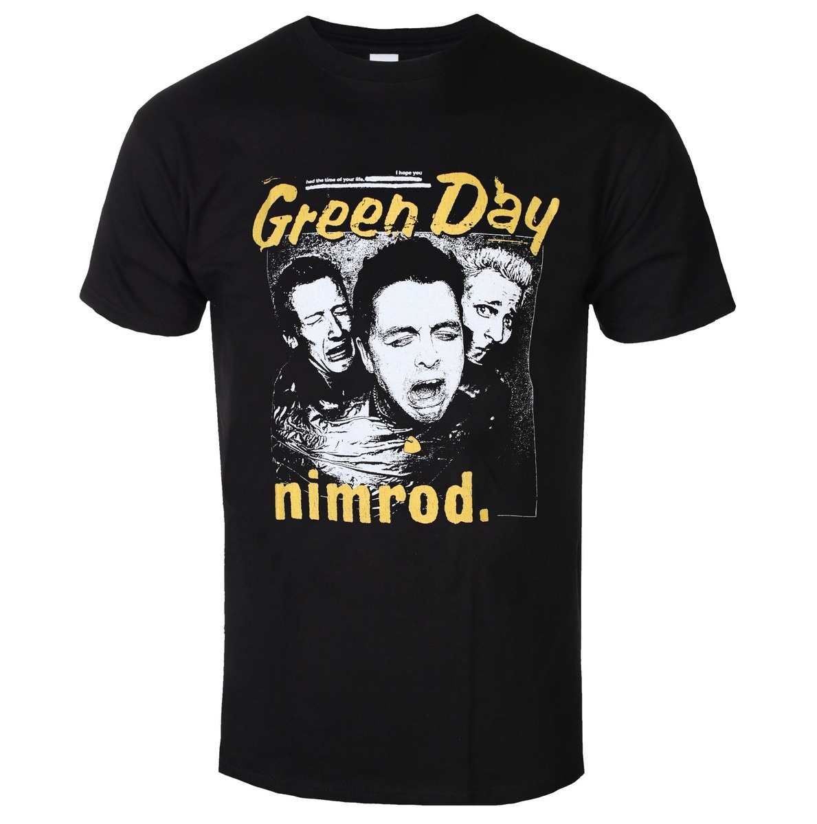تي شيرت Green Day بتصميم مطبوع - مراجعة Band Tee Faded 90S وسعره