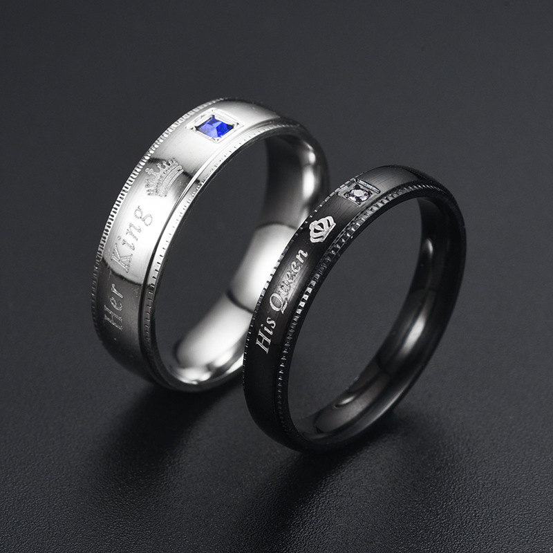 خاتم بسيط للأزواج من التيتانيو - مراجعة Vintage Fashion Rings For Women وسعره