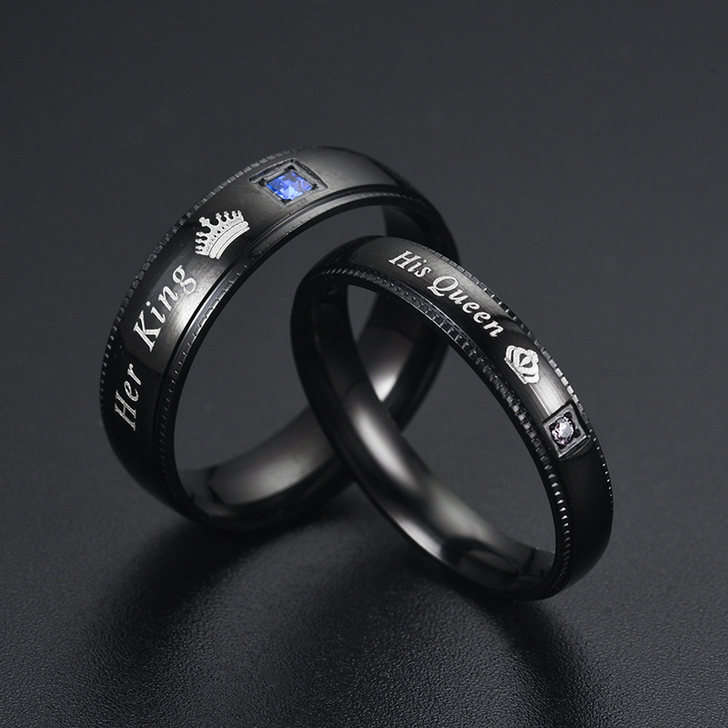 خاتم بسيط للأزواج من التيتانيو - مراجعة Vintage Fashion Rings For Women وسعره