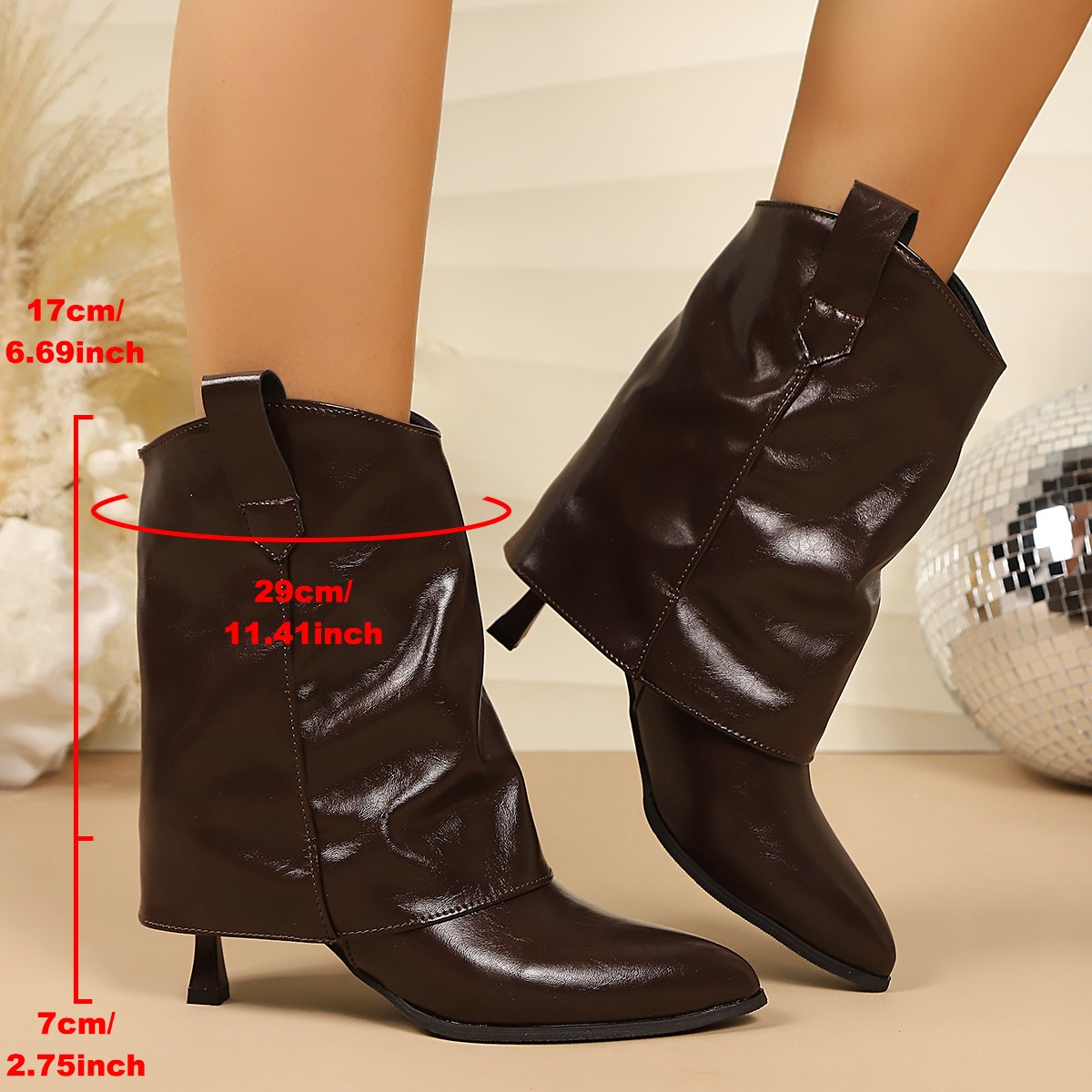 أحذية قصيرة نسائية بكعب عالٍ ع - مراجعة Vintage And Modern Fashion وسعره