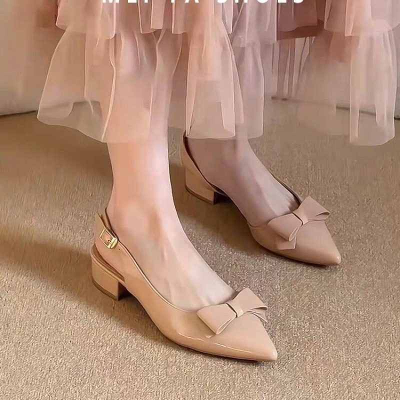 صندل نسائي كلاسيكي فرنسي بمقدم - مراجعة Vintage And Modern Fashion وسعره