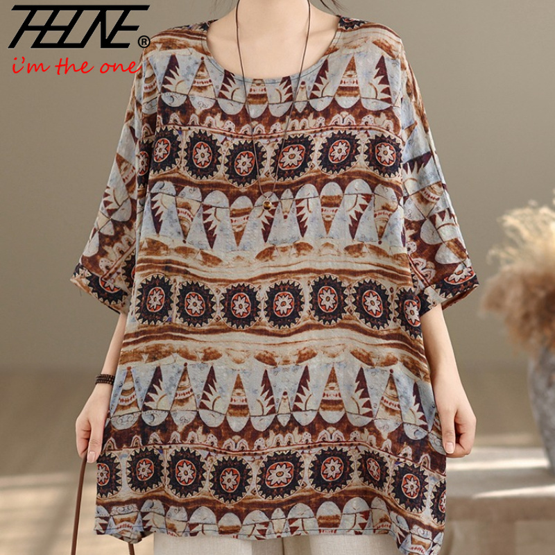 بلوزة نسائية صيفية عصرية بمقاس - مراجعة Vintage Fashion Fabrics وسعره