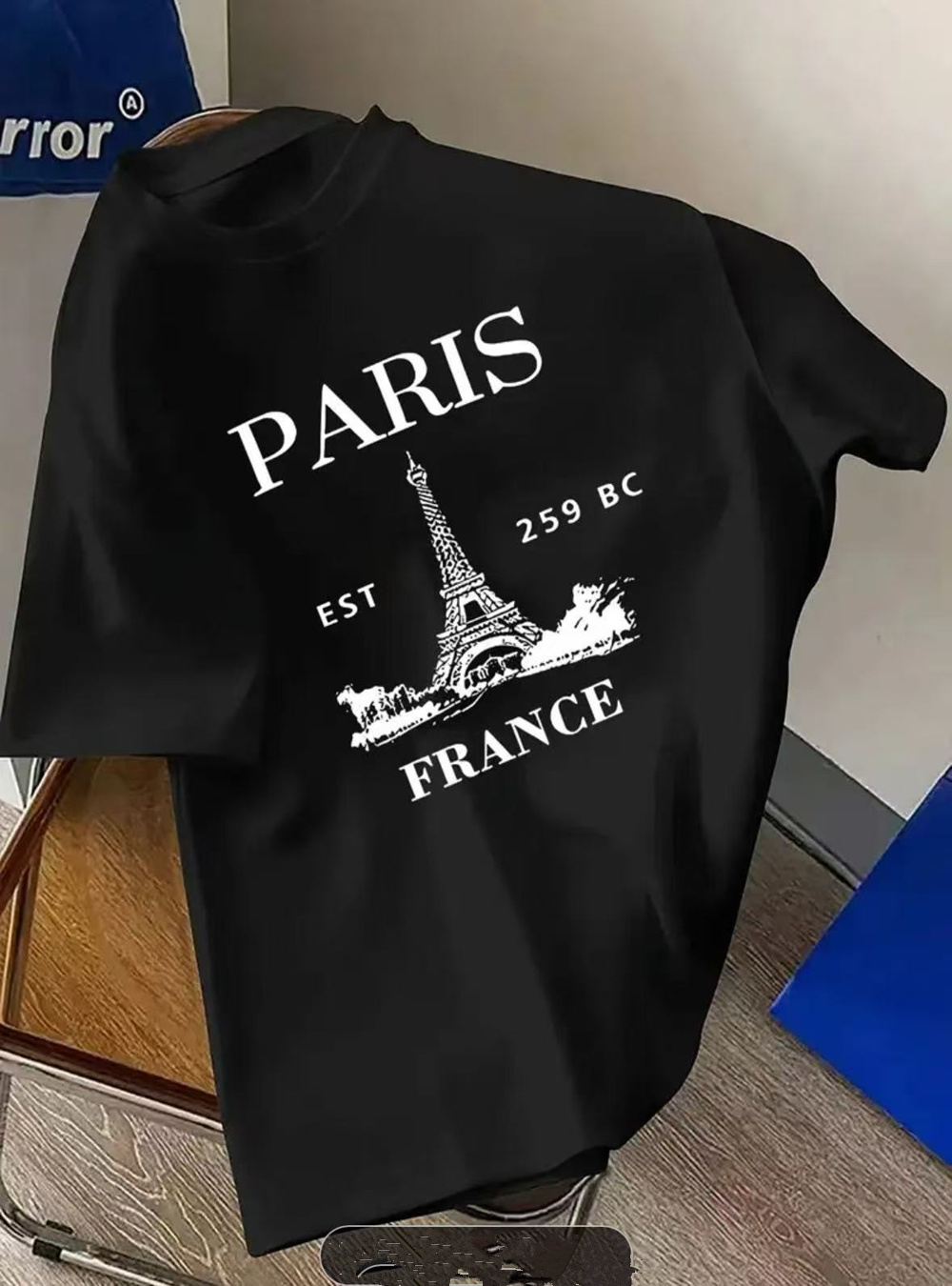 تي شيرت رجالي عصري بتصميم عتيق - مراجعة Vintage Fashion Paris وسعره