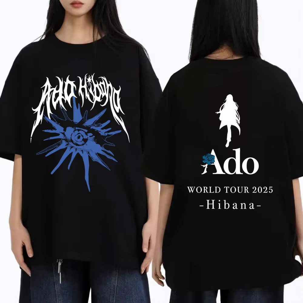 Ado World Tour 2025 Hibana تي  - مراجعة Vintage Fashion World وسعره