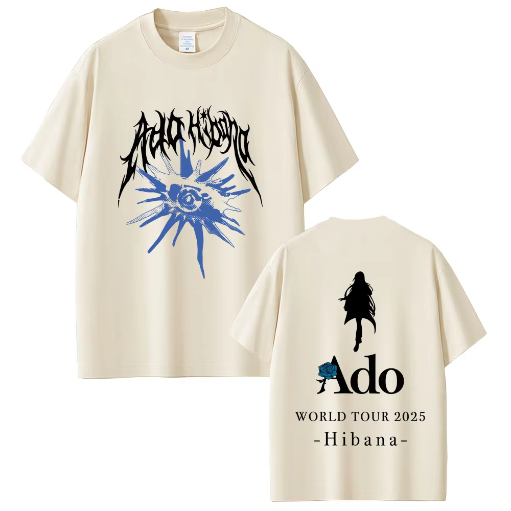 Ado World Tour 2025 Hibana تي  - مراجعة Vintage Fashion World وسعره