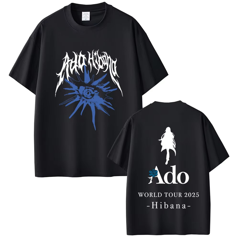 Ado World Tour 2025 Hibana تي  - مراجعة Vintage Fashion World وسعره