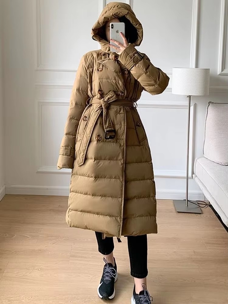 معطف شتوي طويل للنساء مقاوم لل - مراجعة Vintage Windbreaker Nylon وسعره